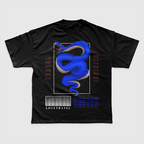 Travel Infinite Hebi T-Shit