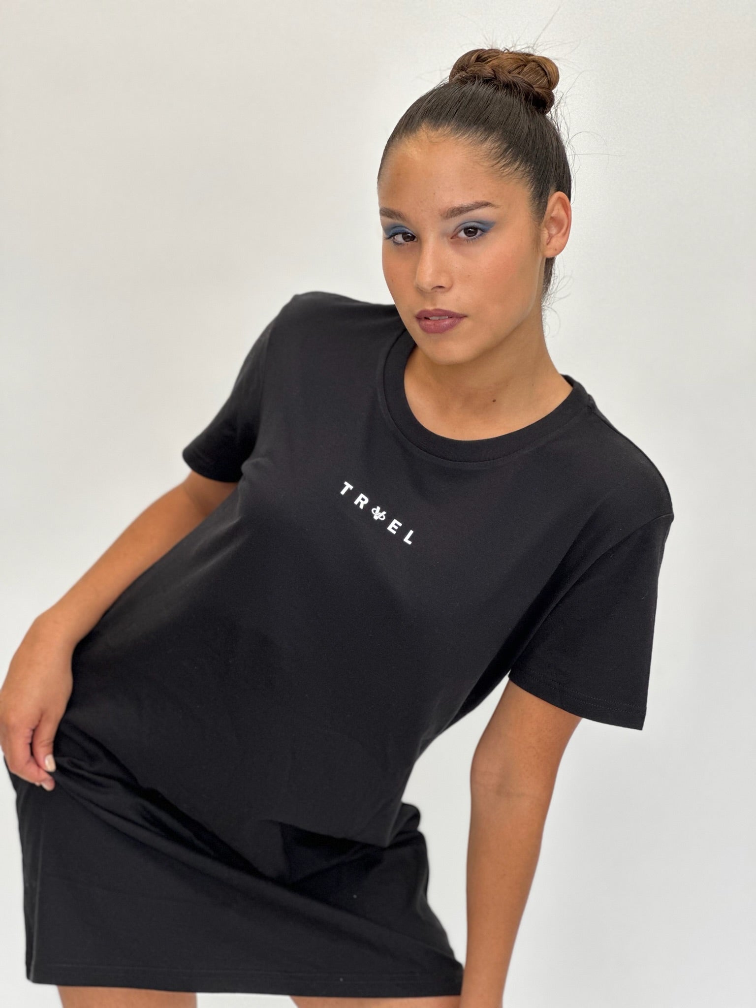 T-SHIRT DRESS - BLACK