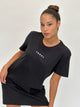 T-SHIRT DRESS - BLACK