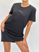 T-SHIRT DRESS - BLACK