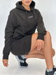 HOODIE DRESS - BLACK