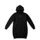 HOODIE DRESS - BLACK