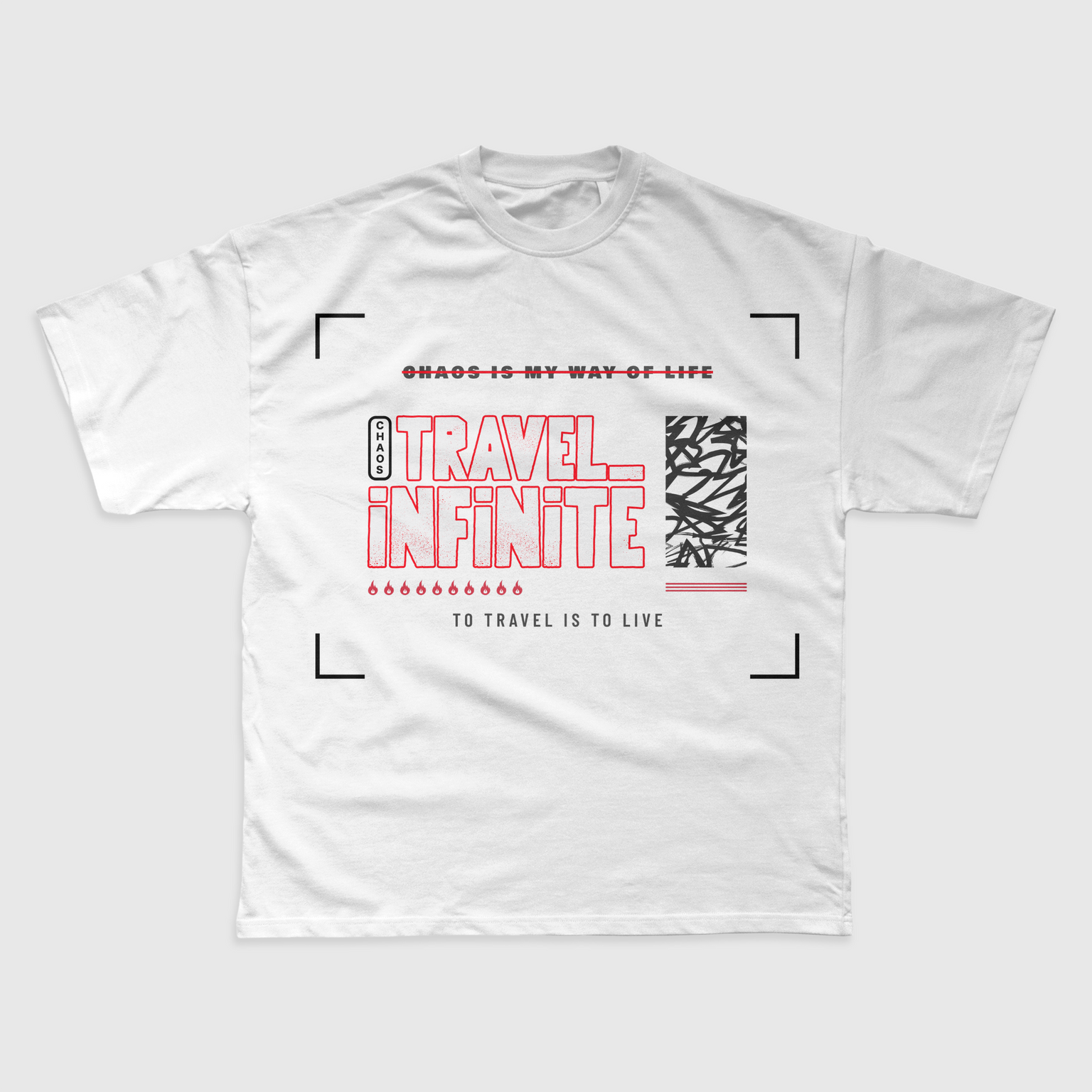 CHAOS TEE - WHITE