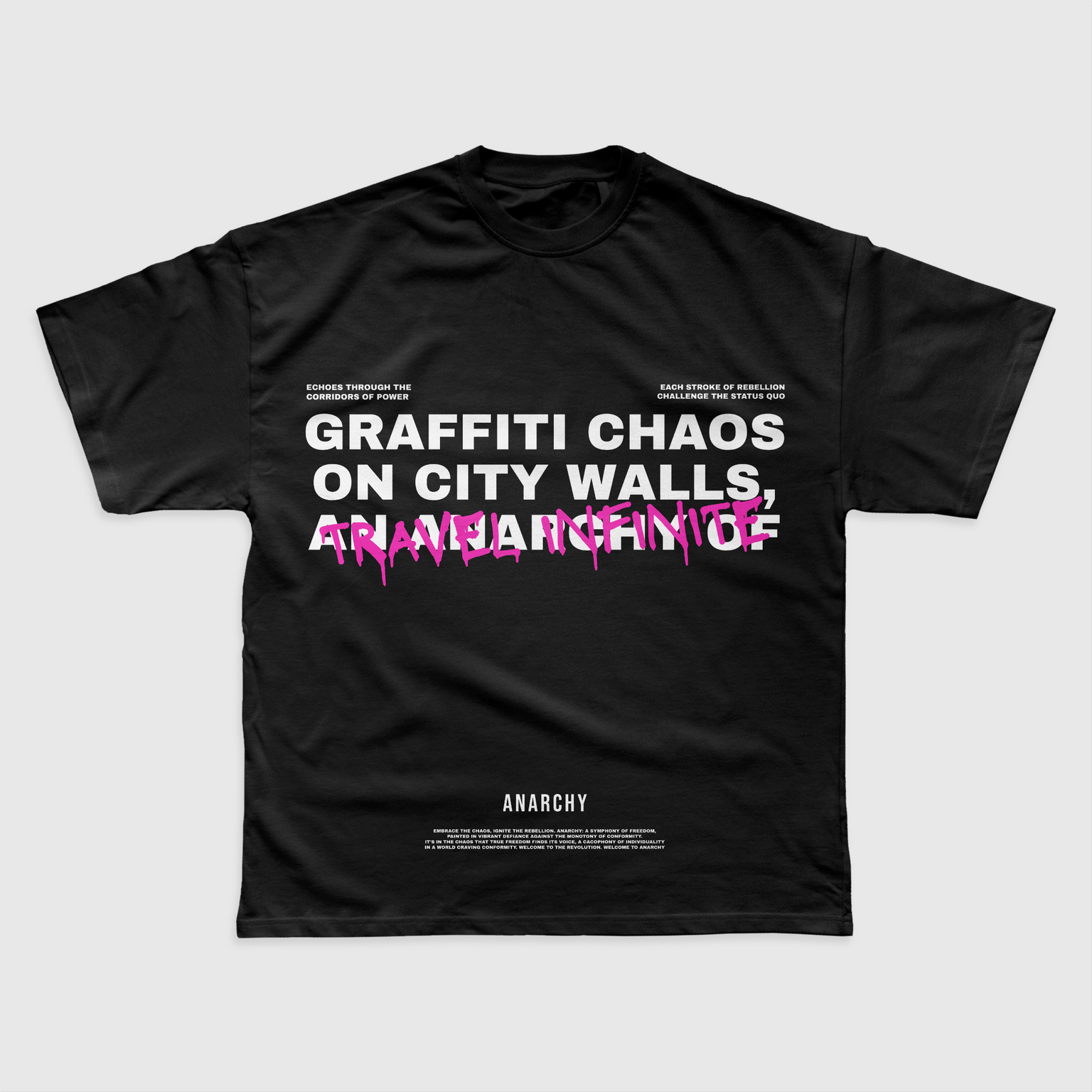 ANARCHY TEE - BLACK